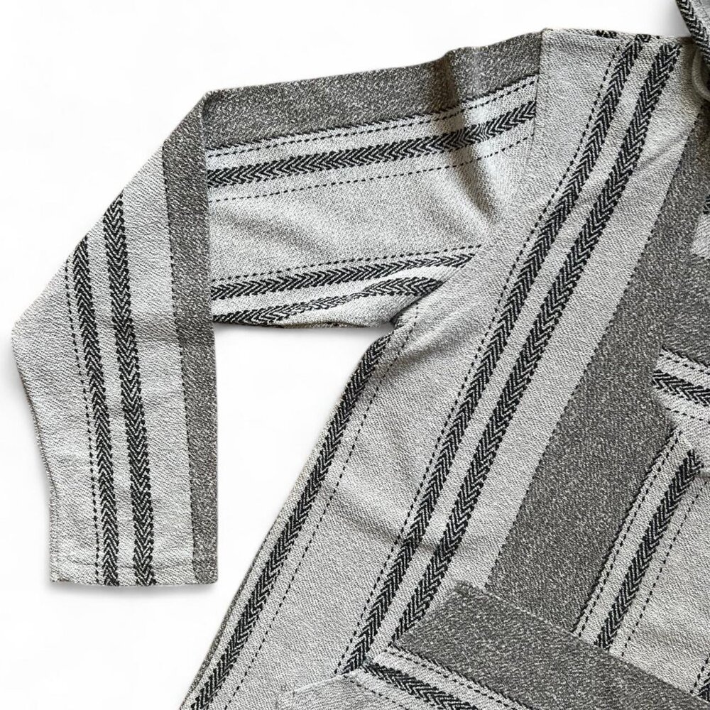 Boho Hoodie gray & white 🕊️ - Picture 2 of 4